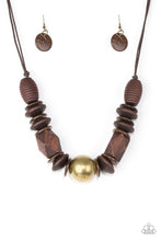 Load image into Gallery viewer, Grand Turks Getaway - Brass Necklace