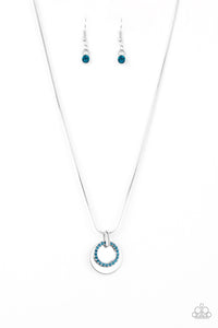 Front and CENTERED - Blue Necklace