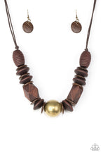 Load image into Gallery viewer, Grand Turks Getaway - Brass Necklace
