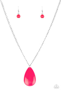So Pop-YOU-lar - Pink Necklace