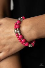 Load image into Gallery viewer, Colorful Collisions - Pink Bracelet
