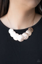 Load image into Gallery viewer, RADIAL Waves - Rose Gold Necklace
