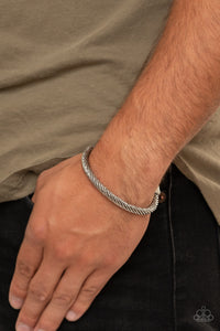 Block It Out - Silver Bracelet