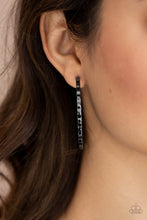 Load image into Gallery viewer, Grungy Grit - Black Earrings
