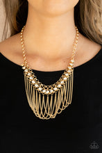 Load image into Gallery viewer, Flaunt Your Fringe - Gold Necklace
