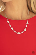 Load image into Gallery viewer, Gorgeously Glistening - White Necklace

