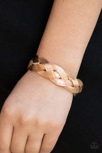Woven Wonder - Gold Bracelet