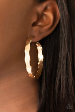 Load image into Gallery viewer, Exhilarated Edge - Gold Earrings
