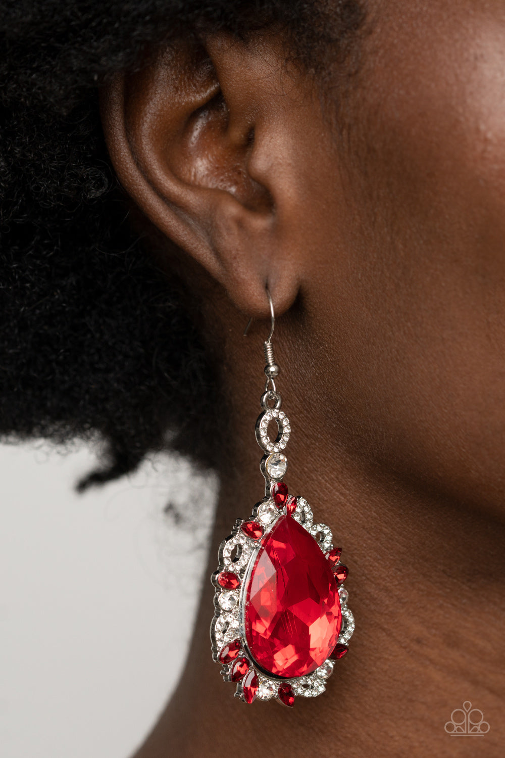 Royal Recognition - Red Earrings