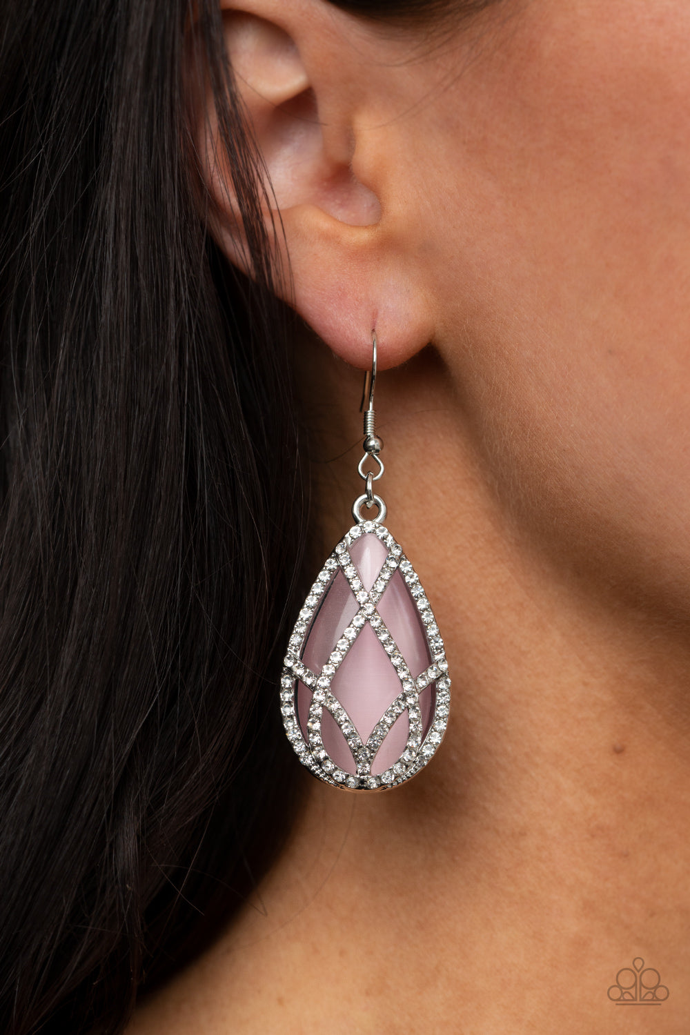 Crawling With Couture - Pink Earrings