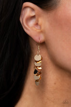 Load image into Gallery viewer, Hear Me Shimmer - Gold Earrings
