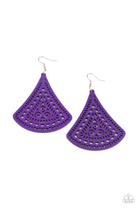 FAN to FAN - Purple Earrings