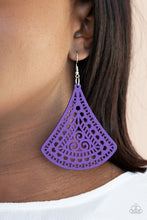 Load image into Gallery viewer, FAN to FAN - Purple Earrings
