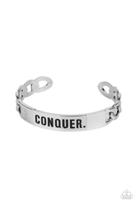 Conquer Your Fears - Silver Bracelets