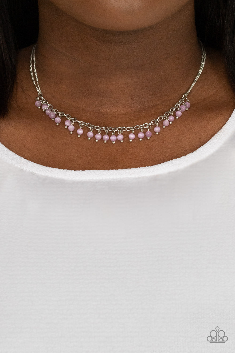 DEW a Double Take - Pink Necklace