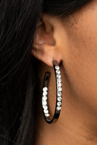 Borderline Brilliance - Black Earrings