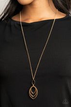 Load image into Gallery viewer, Dizzying Definition - Gold Necklace
