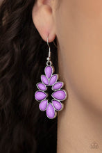 Load image into Gallery viewer, Burst Into TEARDROPS - Purple Earrings
