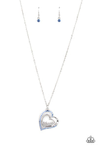 A Mothers Heart - Blue Necklace