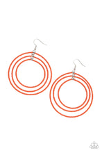 Load image into Gallery viewer, Colorfully Circulating - Orange Earrings
